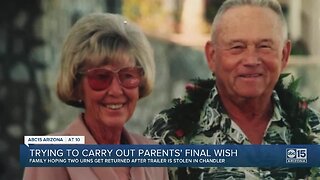 Brothers desperate for the return of their parents ashes