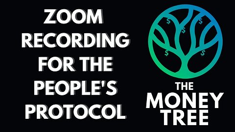 THE MONEY TREE Crypto Project | LIVE ZOOM CALL RECORDING FOR THE PEOPLE'S PROTOCOL | Launch 18/08/23