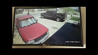 Trucks Shake During Earthquake