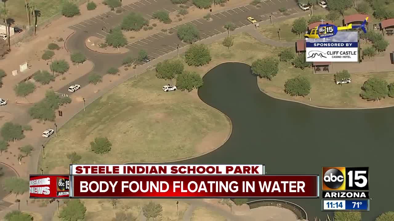 Body found in water at Steele Indian School Park