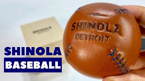 Shinola Leather Baseball Review