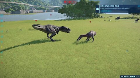 Suchomimus vs Carnotaurus vs Indo raptor vs Tyrannosaurus Rex