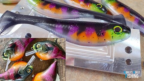 Amazing REALISTIC SHAD Bait, Who Made the Mold??? 