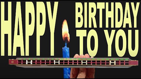 How to Play Happy Birthday to You on a Tremolo Harmonica with 24 Holes