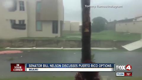 Senator Bill Nelson tackles options for hurricane victims