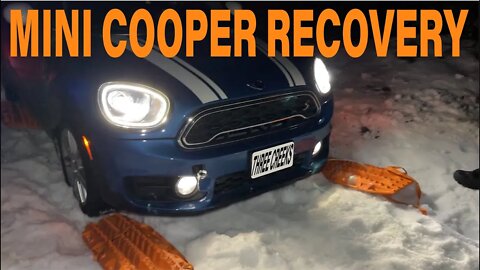 Mini Cooper Snow Recovery!