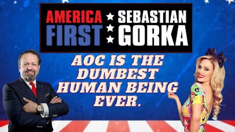 AOC is the dumbest human being ever. Nicole Arbour with Sebastian Gorka on AMERICA First