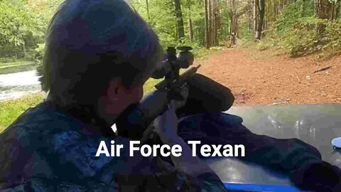Air Force Texan Sight in For Our Hog Hunt