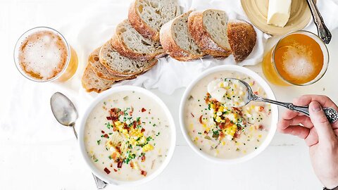 Easy Corn Chowder Recipe » Perfect Summer Soup