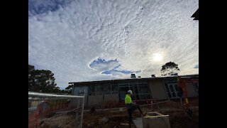 Strange clouds in south australia