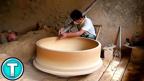 Massive Porcelain Pots
