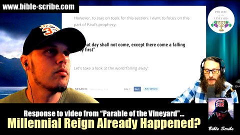 Response: Millennial Reign Already Happened? (Mud Flood & Tartaria), by Parable of the Vineyard