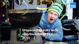 Unspeakable talks YouTube and tech at CES 2021
