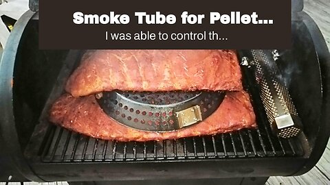 Smoke Tube for Pellet Smoker, 12'' Smoker Tube Pellet Grill Accessories, Premium Stainless Stee...