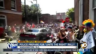 Police prepare for "Unite the Right" rally - Washington, D.C.