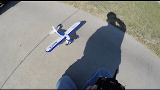 A Risky, Windy, Short Flight For My Little Sport Cub Airplane