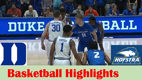 Hofstra vs #21 Duke Basketball Game Highlights 12 12 2023