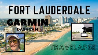 Coastal Highway AIA: Fort Lauderdale Travelapse DashCam Video to Delray Beach