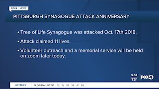 Synagogue attack anniversary Pittsburg