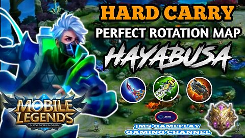 HAYABUSA SOLO RANKED VERY ROTATION EXPLAINED TEAM WORK | MOBILE LEGENDS | JMS GAMEPLAY