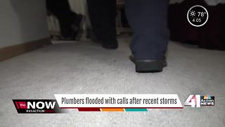 Plumbers busy after two record-breaking floods