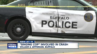 Motorcyclist in critical condition following crash with one of Buffalo's "Singing Cops"