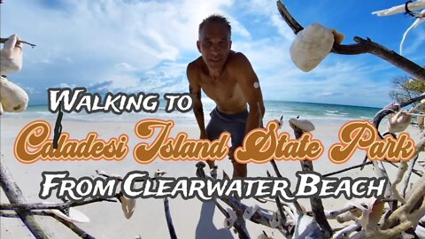 Walking to Caladesi Island State Park from Clearwater Beach - Part 1