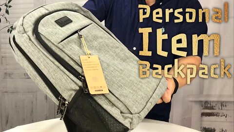 Airline Personal Item Laptop Backpack Review