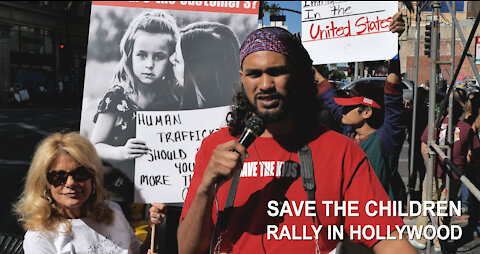 Save the Children Rally in Hollywood