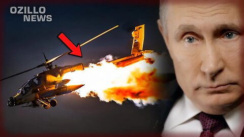 The magic of Ukraine! Russian combat helicopters are destroyed like toys!