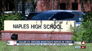 Collier deputies investigate high school threat