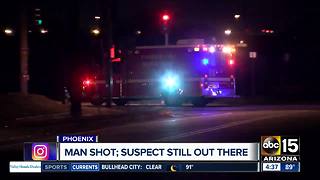 Man hospitalized after being shot in south Phoenix