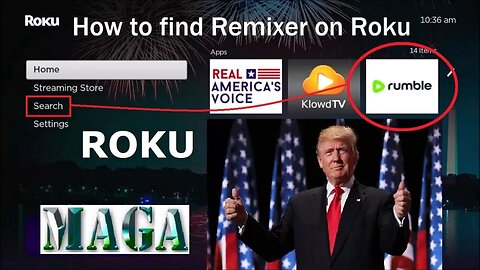 How to find Remixer on Roku