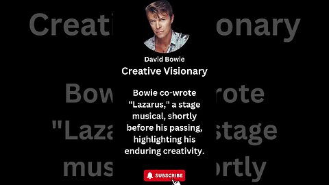 9 "Legacy of a Legend: David Bowie's Timeless Artistry" #shorts #davidbowie #music