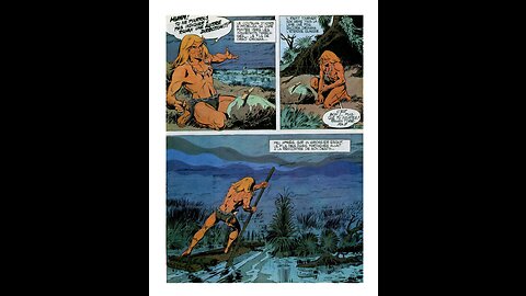 Rahan. Episode Forty two. The Demon of the Swamp, by Roger Lecureux. A Puke (TM) Comic.