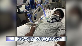 Family fights to keep 16-year-old on life support after doctors declare him brain dead