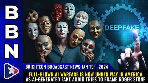 BBN, Jan 19, 2024 - Full-blown AI warfare is now under way in America...