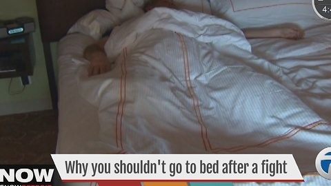 Why you shouldn't go to bed angry
