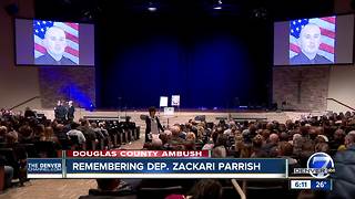 Funeral services for Douglas County Deputy Zackari Parrish set for Friday in Highlands Ranch