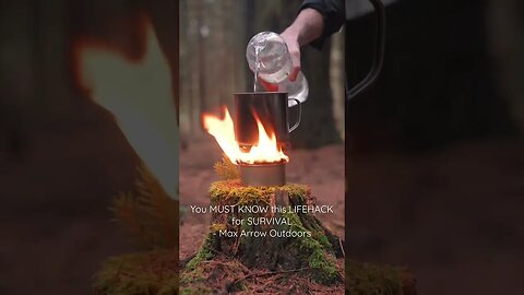 You MUST Know This LIFEHACK for SURVIVAL. https://linktr.ee/max.arrow #lifehack #survival #fire