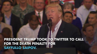 Trump: Alleged New York terrorist should get death penalty