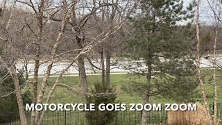 Motorcycle Goes Zoom Zoom