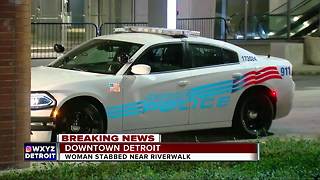 Homeless woman stabbed multiple times on Detroit Riverwalk