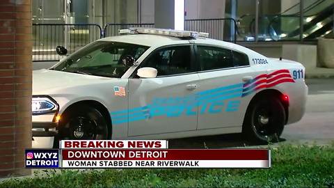 Homeless woman stabbed multiple times on Detroit Riverwalk