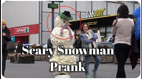 Scary Snowman Prank || Prank Video || Laugh 4 Life || PrankXYZ