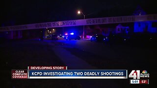 KCPD investigating two deadly shootings