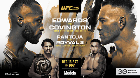 LIVE UFC 296: Edwards vs Covington Fight FREE STREAM Online TV Channel
