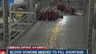 Blood donors needed to fill shortage in Indiana