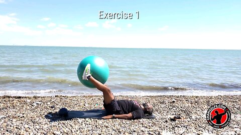 Abdominal exercises with exercise ball for all levels