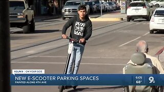 E-scooter parking now available along 4th Avenue